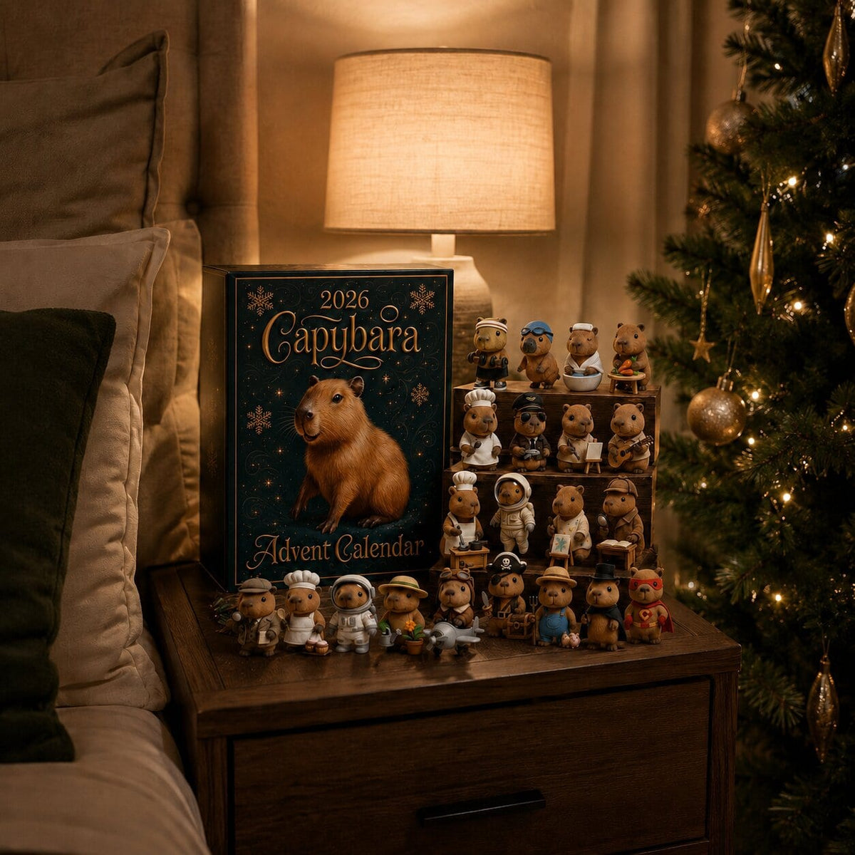 Capybara Advent Calendar 2026 with 24 Mini Capybara Figures 6