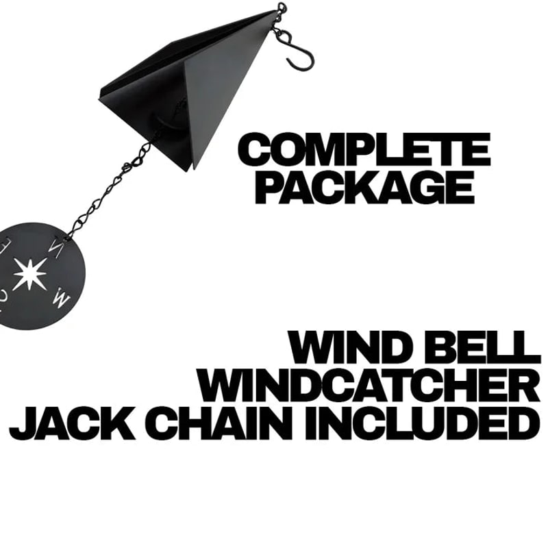 Wind bell, windcatcher and jack chain included