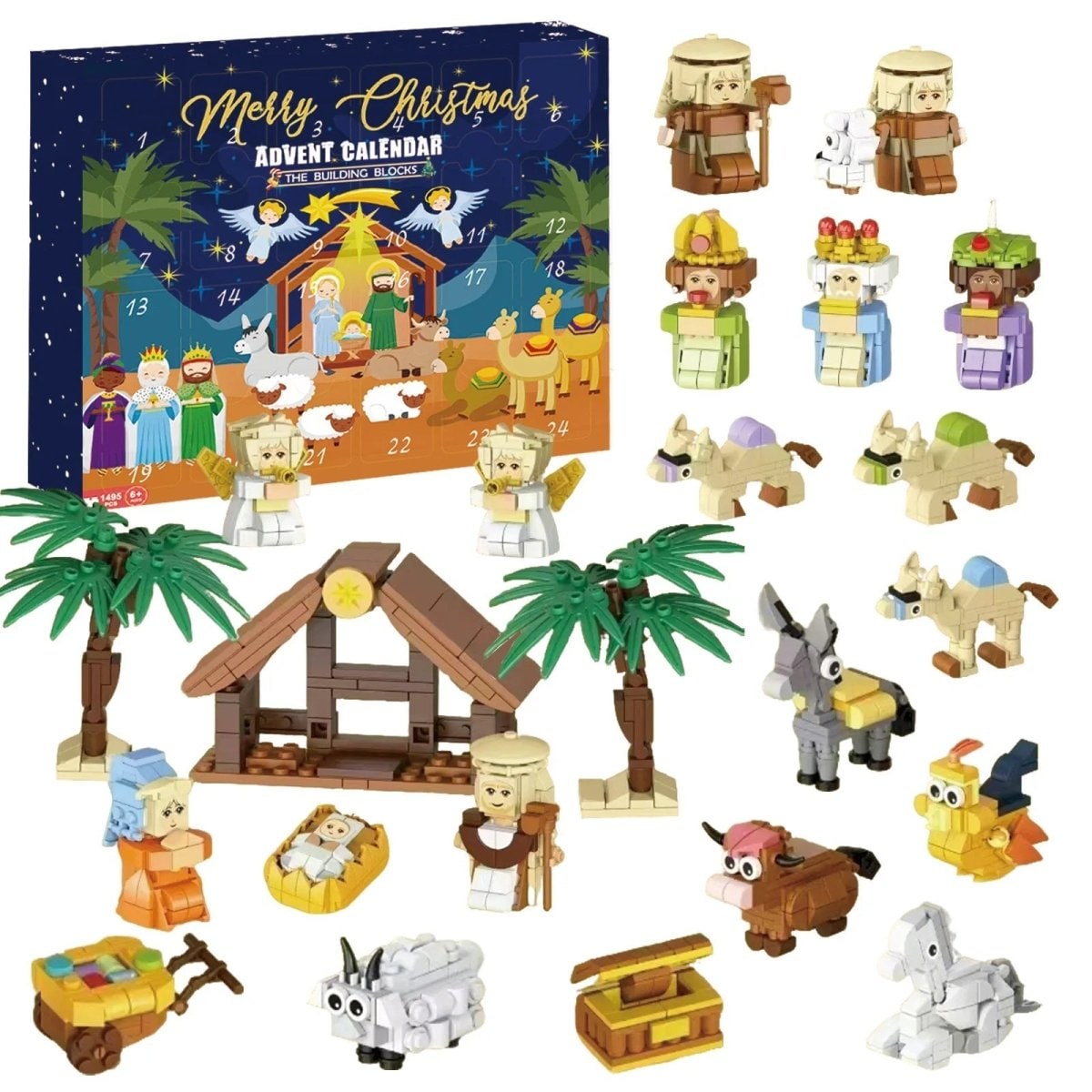 Nativity Advent Calendar 2026, Building Blocks for Kids 5