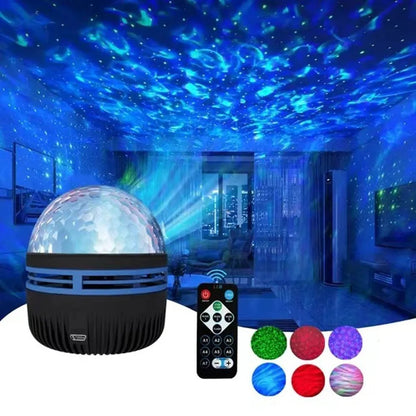 Bedroom Projector Galaxy Projector with Aurora Light Effects 7