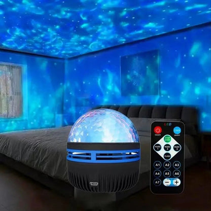 Bedroom Projector Galaxy Projector with Aurora Light Effects 5