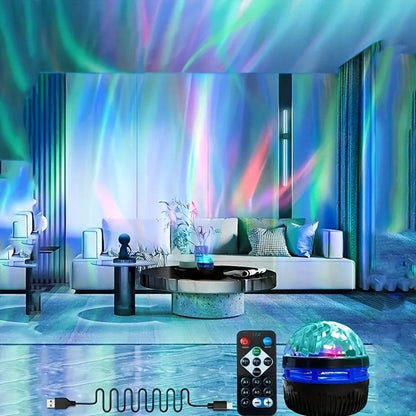 Bedroom Projector Galaxy Projector with Aurora Light Effects 6