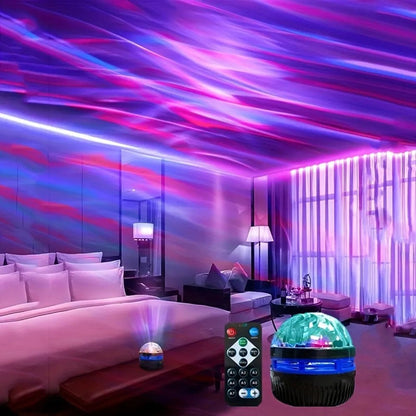 Bedroom Projector Galaxy Projector with Aurora Light Effects 2