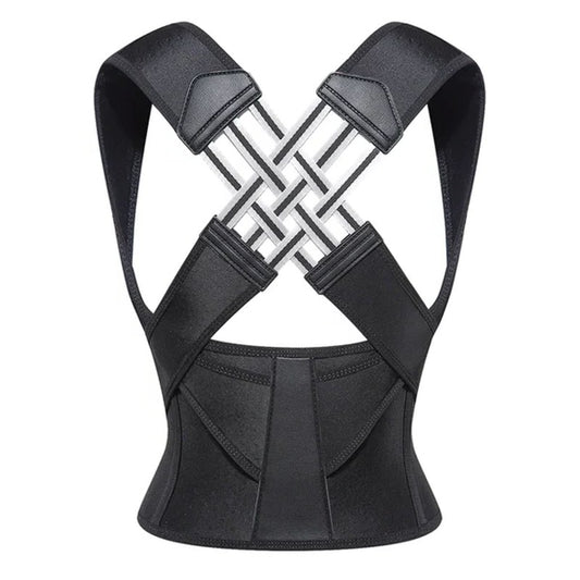 Back Pain Posture Corrector, Adjustable Upper Back Support Brace for Men and Women