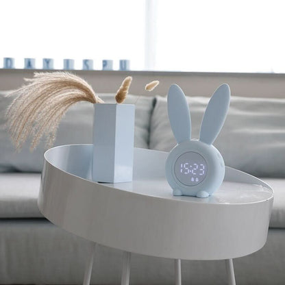 Wake Up Light Night Light for Kids, Bunny Alarm Clock 2