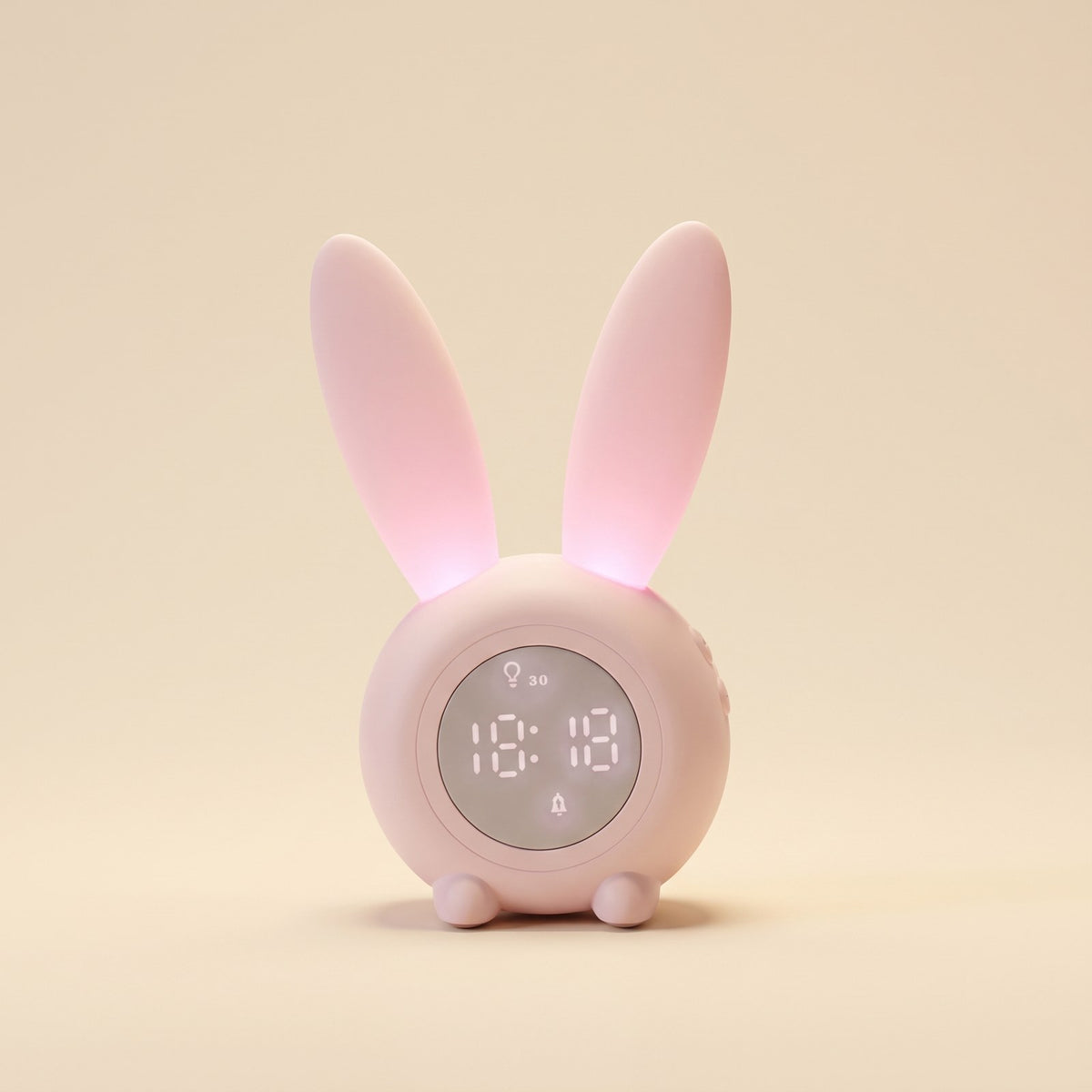 Wake Up Light Night Light for Kids, Bunny Alarm Clock 1