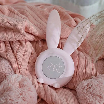 Wake Up Light Night Light for Kids, Bunny Alarm Clock 5