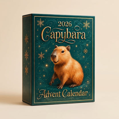 Capybara Advent Calendar 2026 with 24 Mini Capybara Figures 1