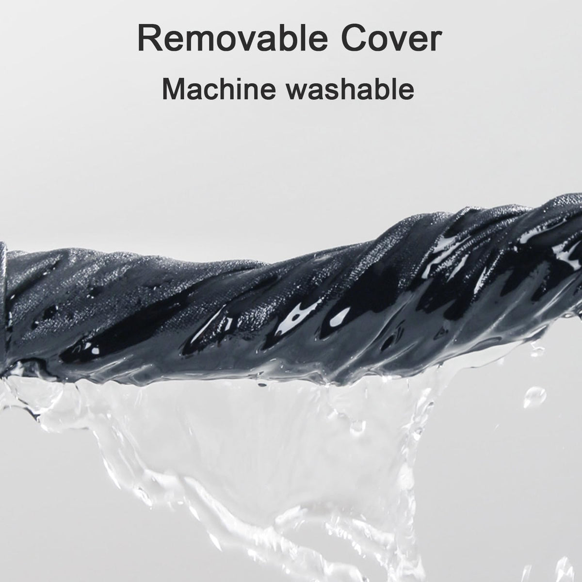 Removable machine washable cover