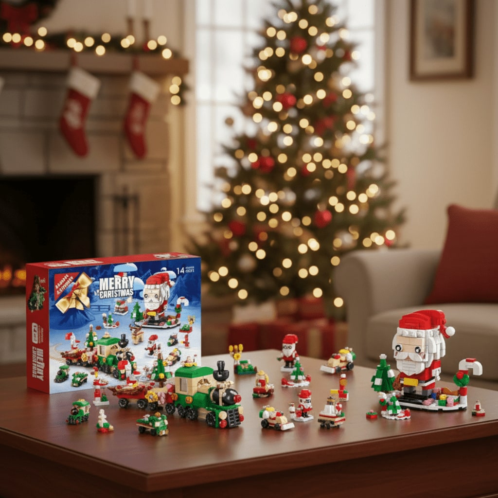 Building Block Advent Calendar 2026, Christmas Brick Set 2