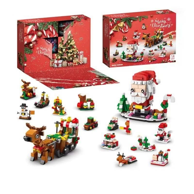 Building Block Advent Calendar 2026, Christmas Brick Set 4