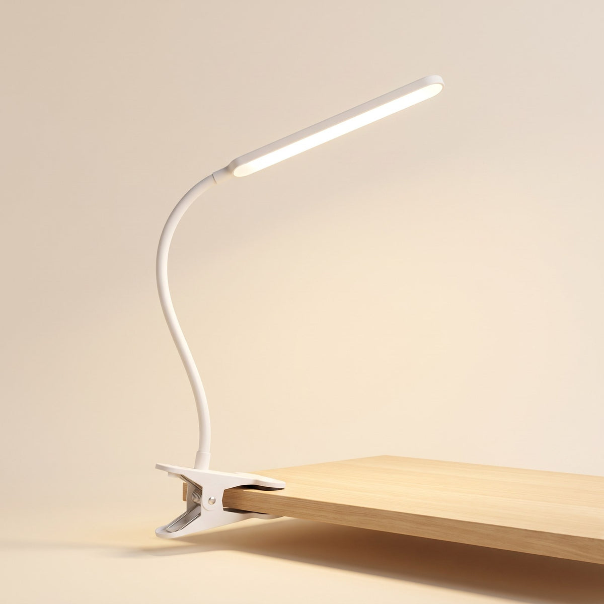 Desk Lamp, Clip On LED Reading Light with Flexible Gooseneck 1