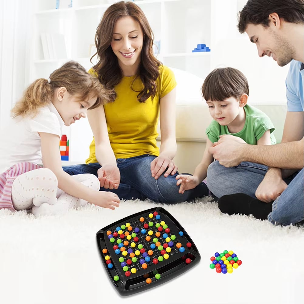 Strategy Board Game for Family, Colour Marble Logic Game 3