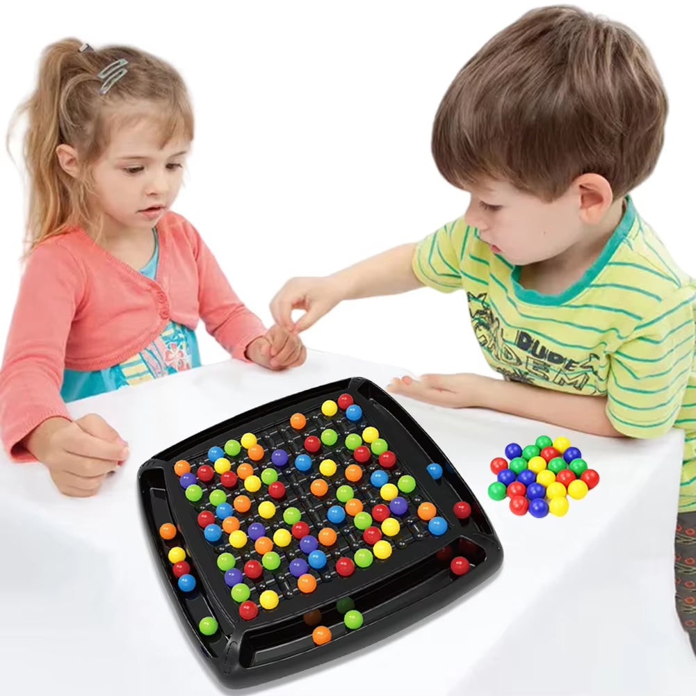 Strategy Board Game for Family, Colour Marble Logic Game 4