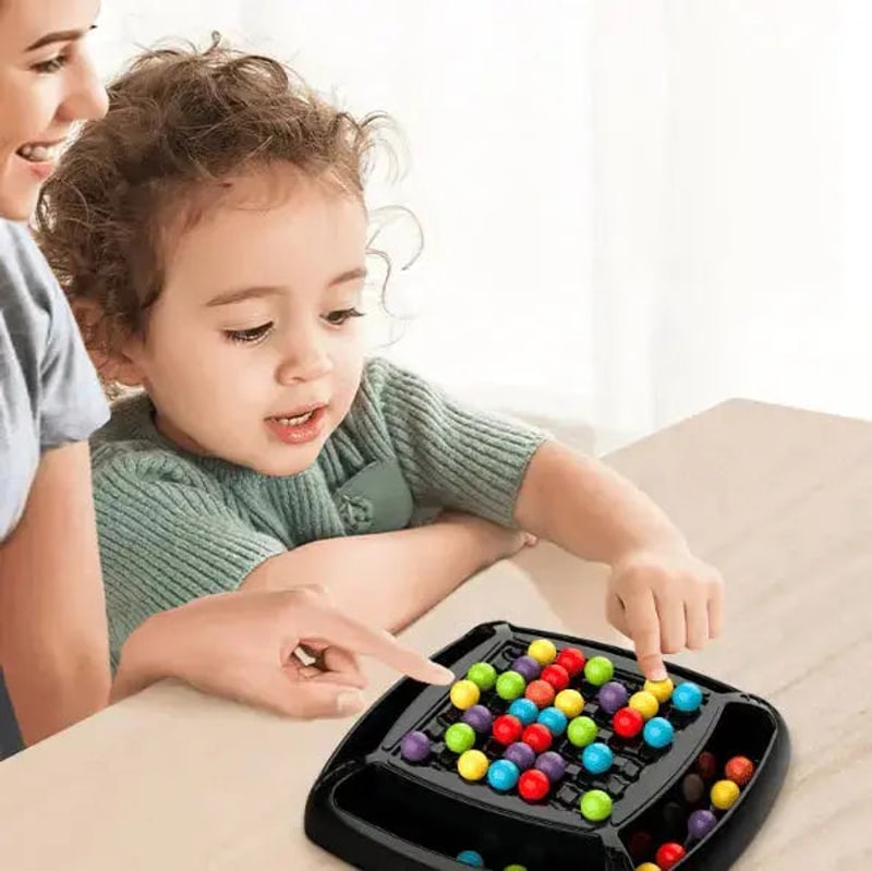 Strategy Board Game for Family, Colour Marble Logic Game 6