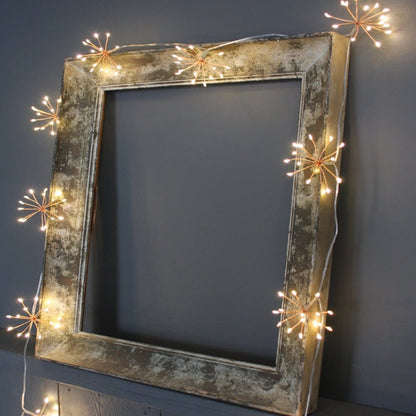 Fairy Lights String Lights, Copper Starburst, Battery Timer 4