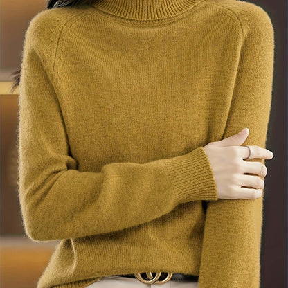 Cozy Sweater, Soft Turtleneck Sweater for Women Winter 7