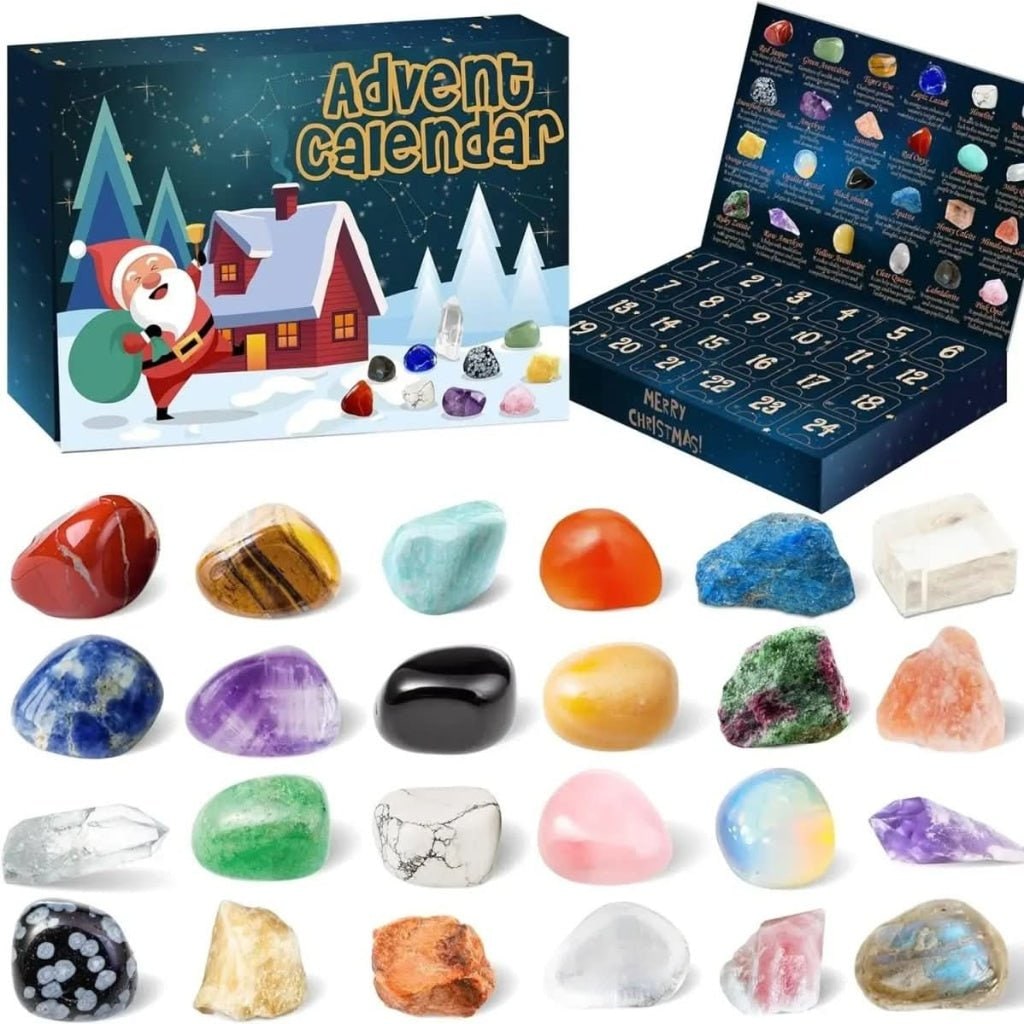 Crystal Advent Calendar 2026 with 24 Natural Gemstones 3