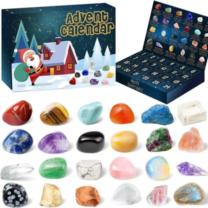 Crystal Advent Calendar 2026 with 24 Natural Gemstones 3