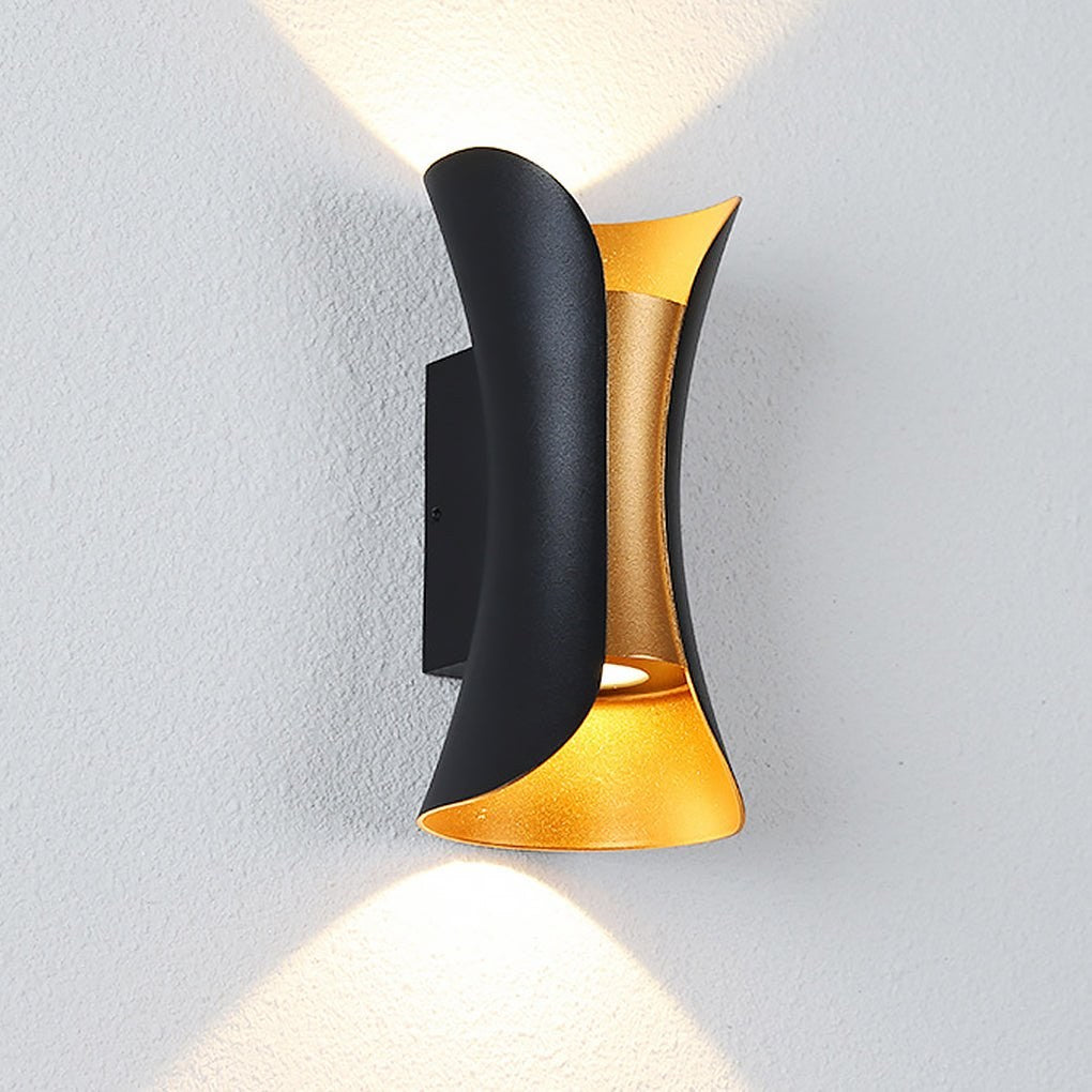 Wall Light, Curved Up Down Outdoor LED Wall Sconce, IP54 6