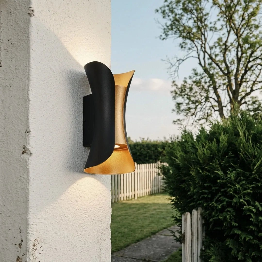 Wall Light, Curved Up Down Outdoor LED Wall Sconce, IP54 2