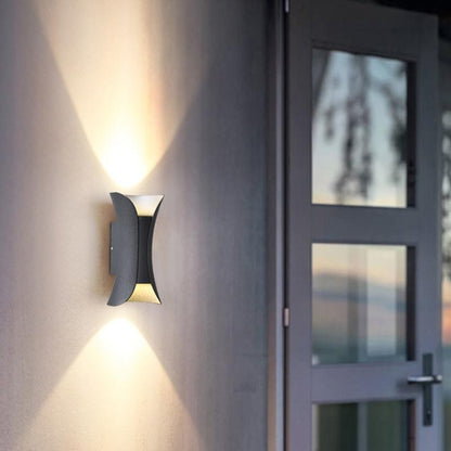 Wall Light, Curved Up Down Outdoor LED Wall Sconce, IP54 11