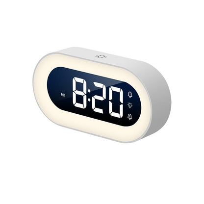 Digital Alarm Clock with Night Light, Rechargeable LED Clock 2