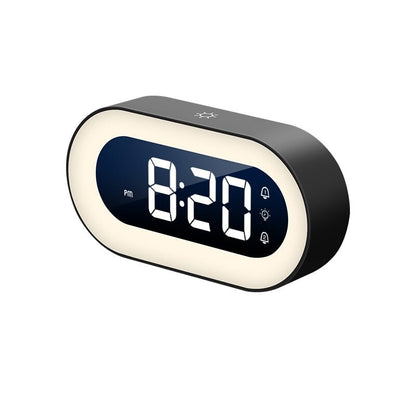 Digital Alarm Clock with Night Light, Rechargeable LED Clock 3