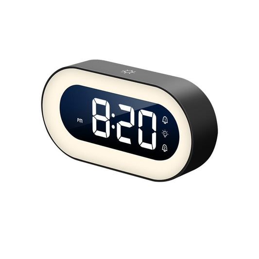 Digital Alarm Clock with Night Light, Rechargeable LED Clock 3