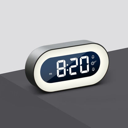 Digital Alarm Clock with Night Light, Rechargeable LED Clock 5