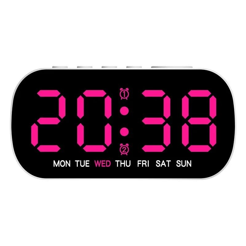 Alarm Clock with LED Display, Dual Alarm and Temperature 3