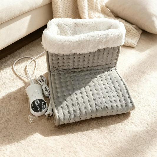 Foot Warmer Electric Boot with Plush Lining and Controller 2