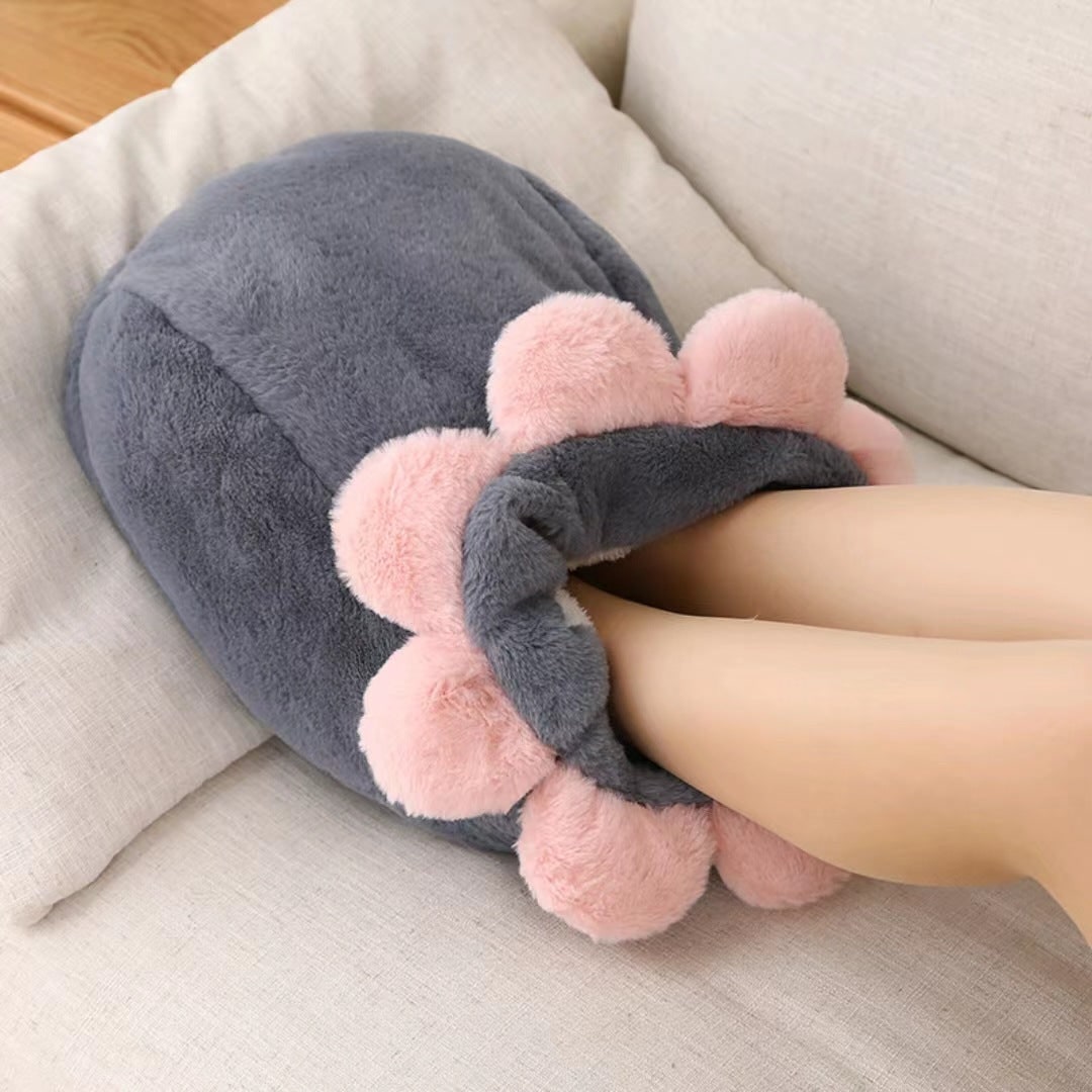 Foot Warmer with Massage Function in Soft Plush 4