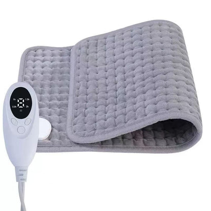 Electric Heat Blanket Pad in Grey Flannel with Controller 3