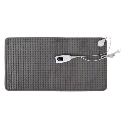 Electric Heat Blanket Pad in Grey Flannel with Controller 4