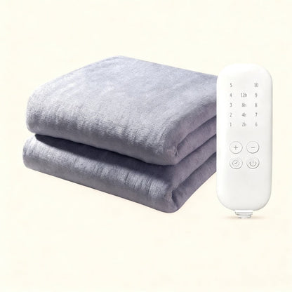 Electric Heat Blanket in Soft Fleece with Controller 3