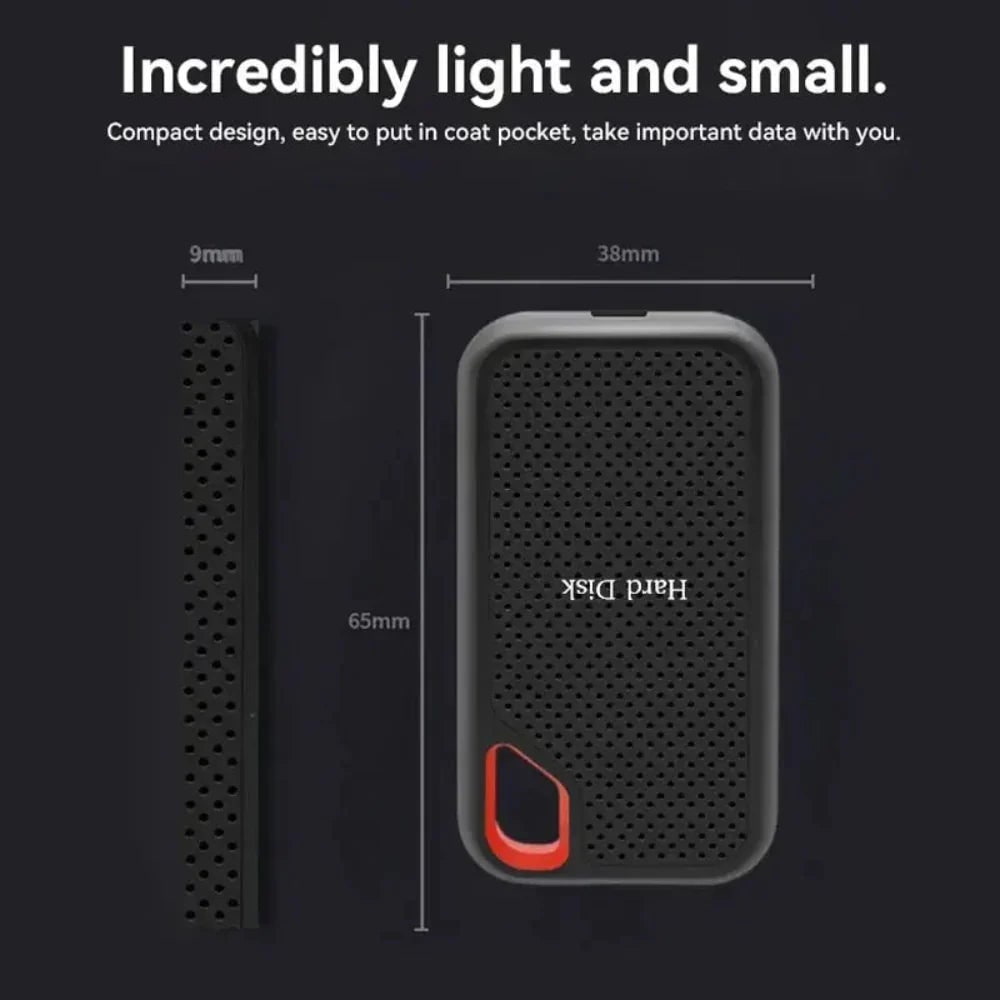 Compact SSD size diagram