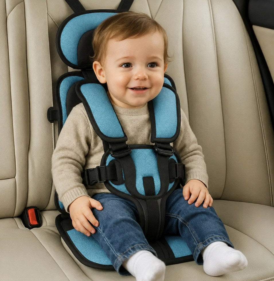 Child Travel Seat Cushion, Foldable with Adjustable Straps 8