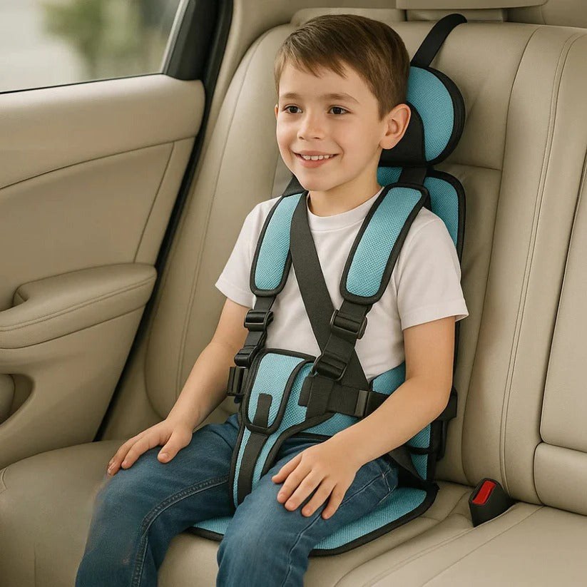 Child Travel Seat Cushion, Foldable with Adjustable Straps 5