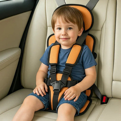 Child Travel Seat Cushion, Foldable with Adjustable Straps 6