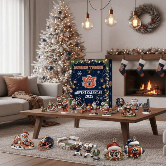 Football Advent Calendar 2026 with 25 Christmas Ornaments 5