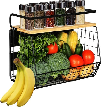 Fridge Shelf, Magnetic Hanging Basket for Small Kitchens 1