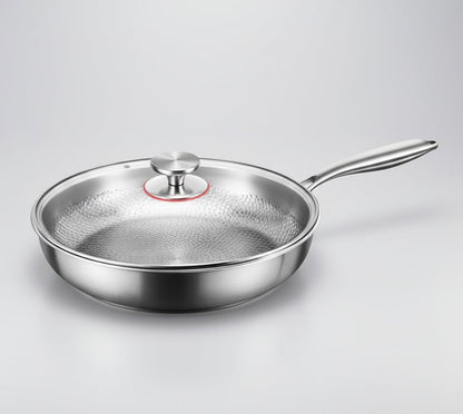 Hammered Titanium Frying Pan, Non-Stick for Induction 5