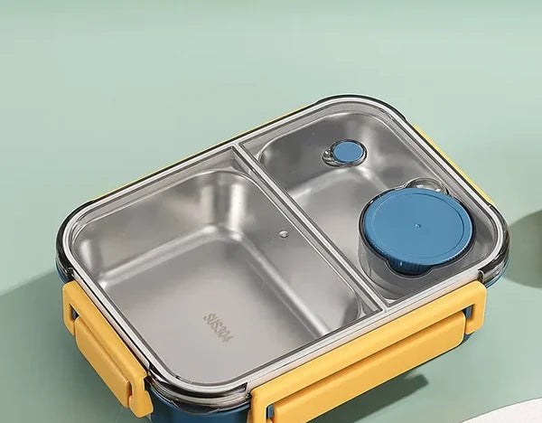 Insulated Stainless Steel Food Container in blue
