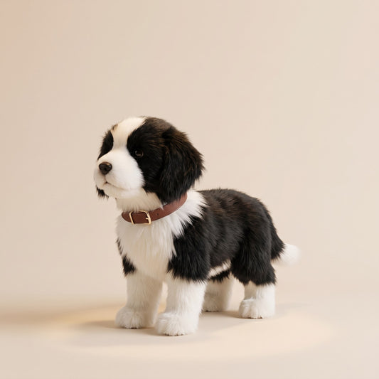Interactive Robot Dog Plush Toy, Walking and Barking Puppy 1