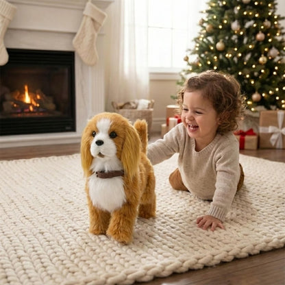 Interactive Robot Dog Plush Toy, Walking and Barking Puppy 9