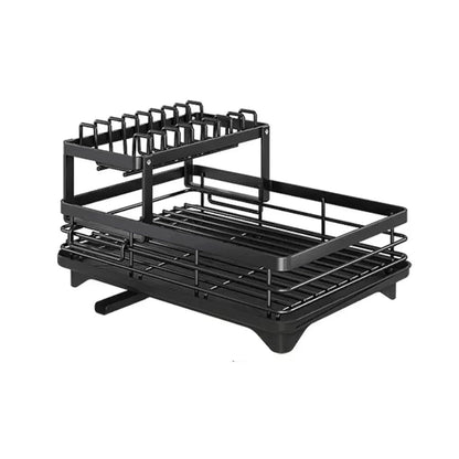 Kitchen Storage Dish Rack, Foldable Stainless Steel Rack photo 6