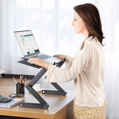 Laptop Stand Adjustable, Foldable Aluminum Laptop Table photo 1