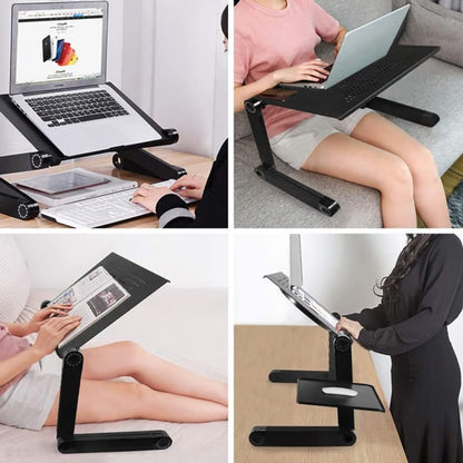 Laptop Stand Adjustable, Foldable Aluminum Laptop Table photo 2