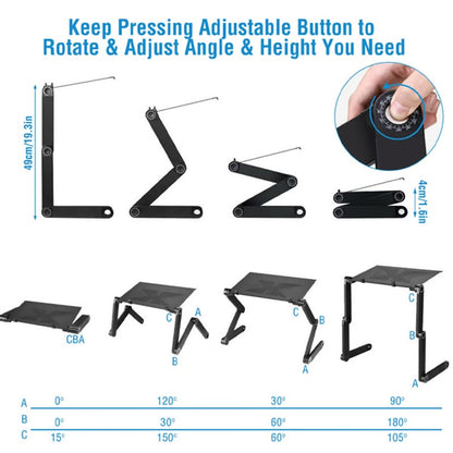 Laptop Stand Adjustable, Foldable Aluminum Laptop Table photo 5